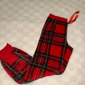Cozy Red Plaid Pajama Pants